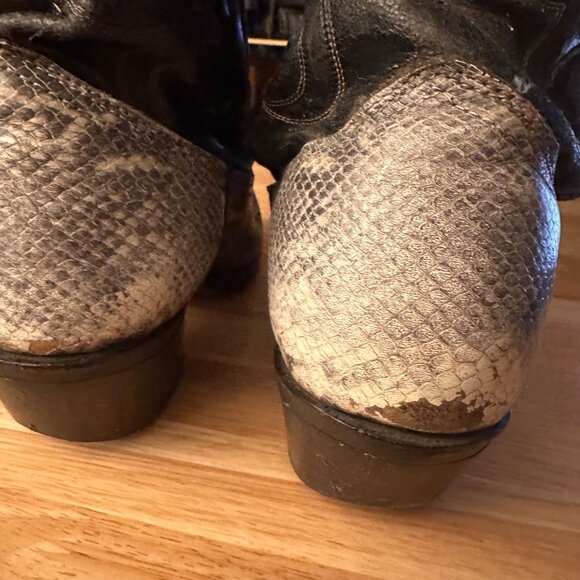 Westex Mens 9D Snake Leather Cowboy Boots - Picture 8 of 16